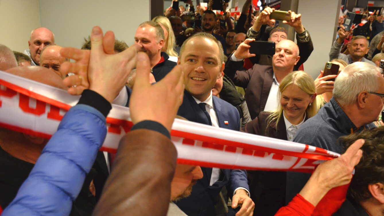 Karol Nawrocki w Bielsku-Białej, 2024, Fot: Silar, CC BY-SA 4.0 