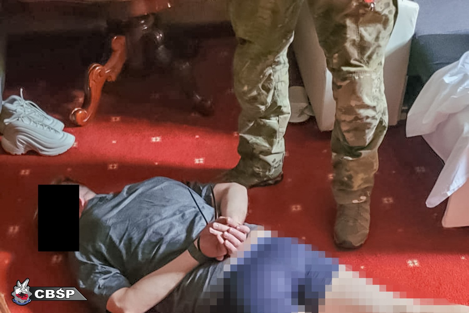 aresztowanie podejrzanego/CBŚP