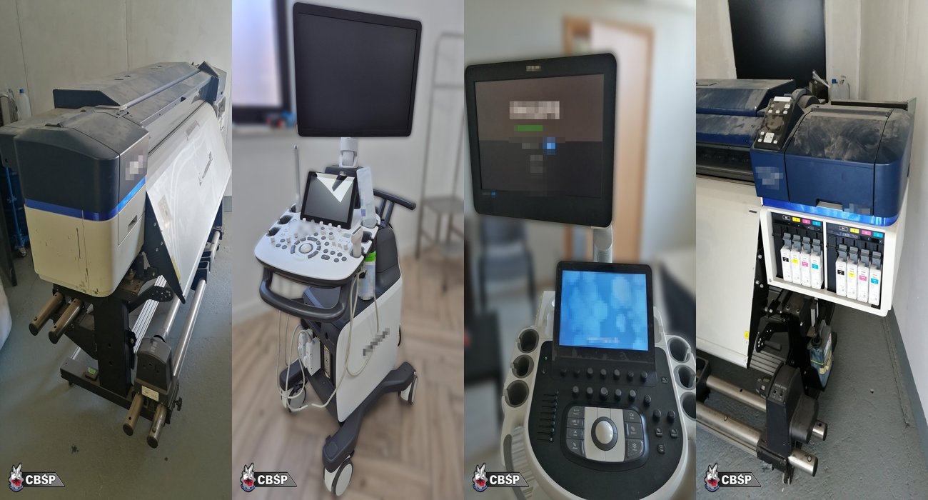 CBŚP zajęty sprzęt medyczny