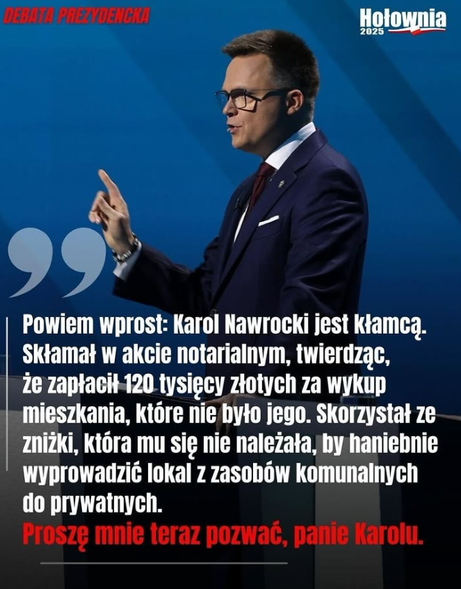 post Szymona Hołowni/ Instagram