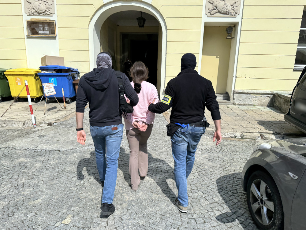 aresztowanie kobiety