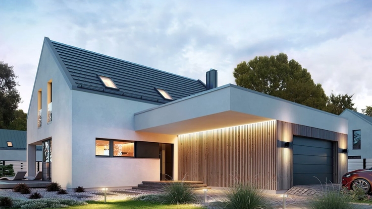 dom jednorodzinny wizualizacja