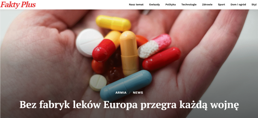 UE potrzebuje funduszu na leki krytyczne – Polska gotowa