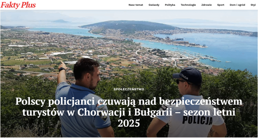 Polscy policjanci w Chorwacji i Bułgarii – bezpieczeństwo 2025
