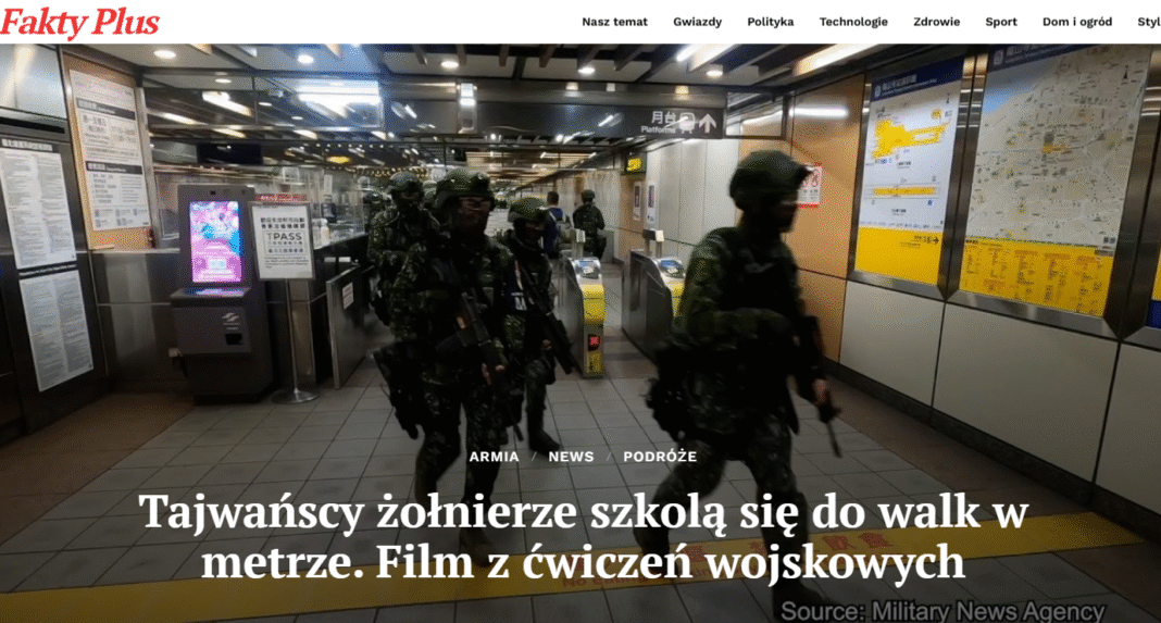 Tajwan – ćwiczenia Han Kuang 2025 i ewakuacja przez metro