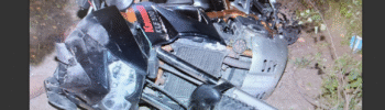 rozbity motocykl