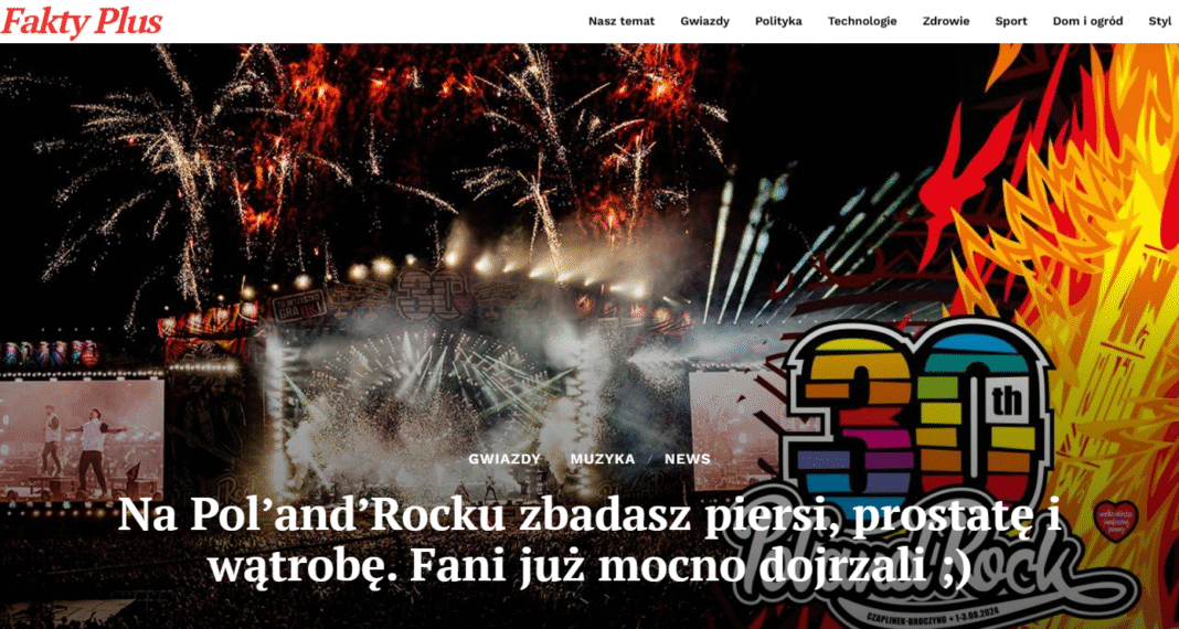 Pol'and'Rock 2025 – program, badania, profilaktyka, koncerty