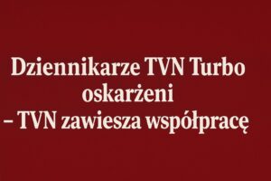 plansza tytułowa Dziennikarze TVN zawieszeni