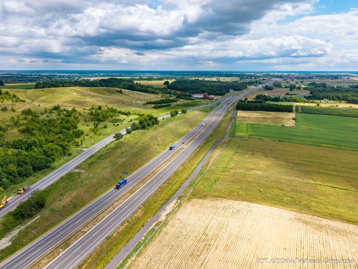 autostrada z lotu ptaka