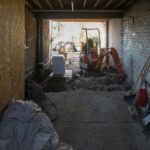 white plastic bag on floor