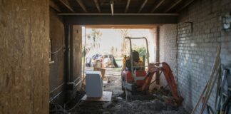 white plastic bag on floor