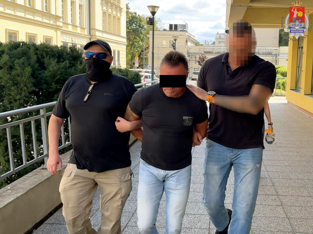 Aresztowanie gangsterów, Warszawa/ Policja