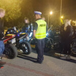 zatrzymanie motocyklistów przez Policję