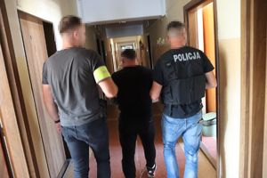 zatrzymanie bandytów stadionowych/Policja