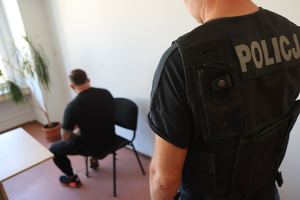 zatrzymanie bandytów stadionowych/Policja