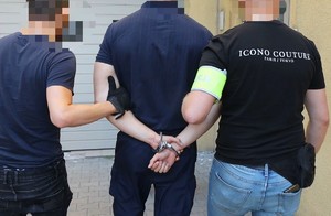 zatrzymanie bandytów stadionowych/Policja