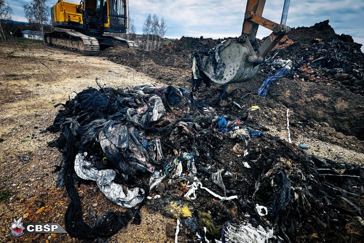 nielegalne wysypisko śmieci/CBŚP