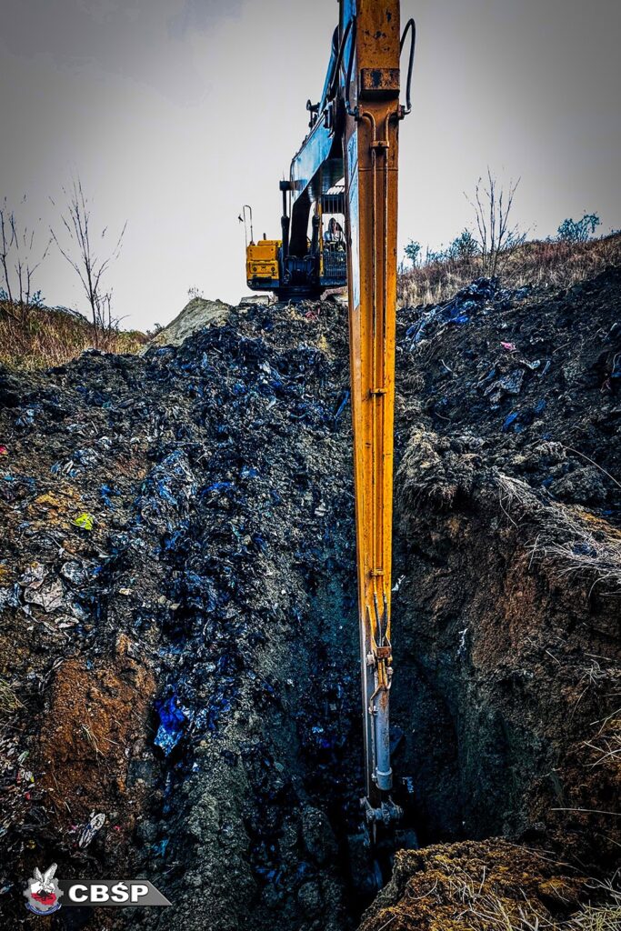 nielegalne wysypisko śmieci/CBŚP