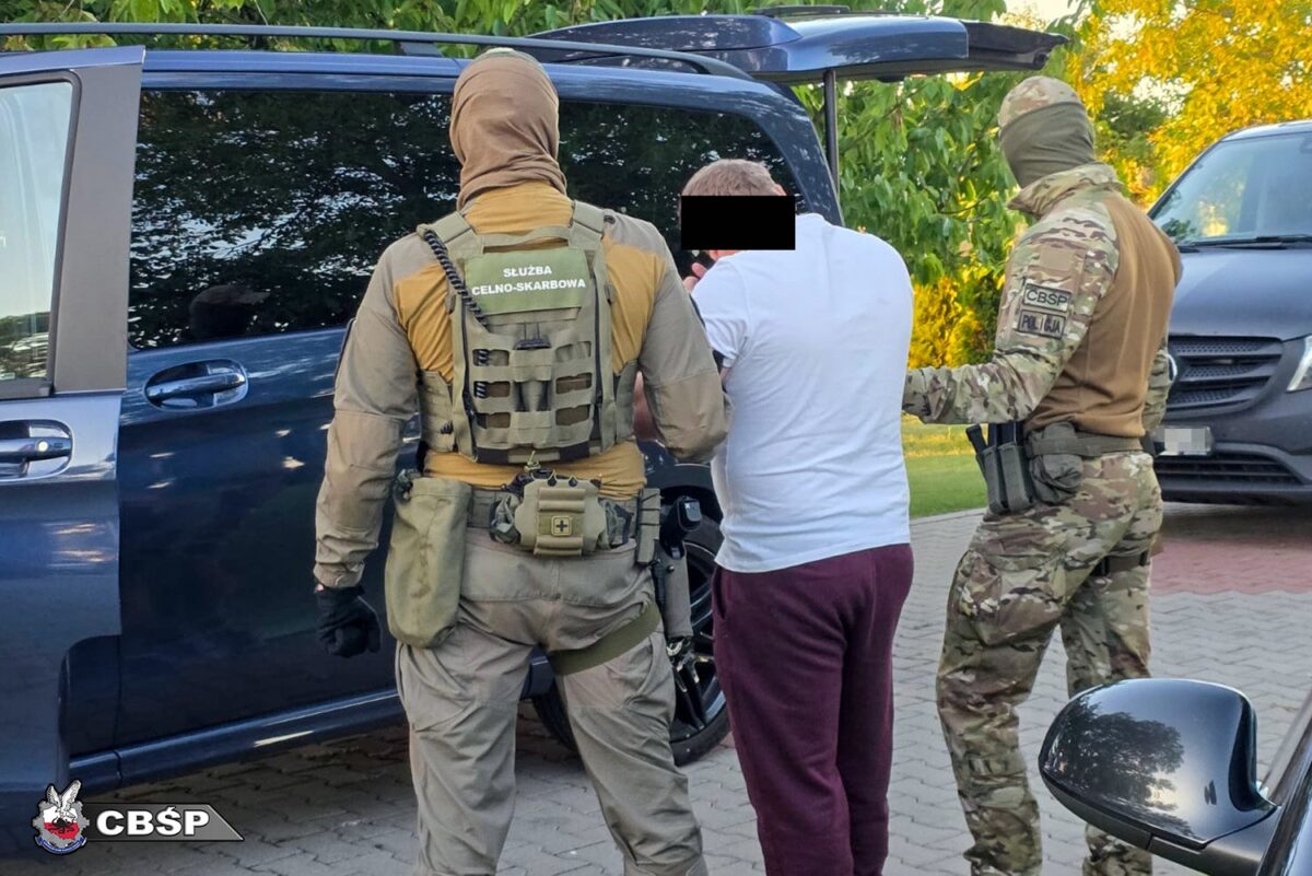 jeden z zatrzymanych w akcji przeciwko mafiom śmieciowym/CBŚP