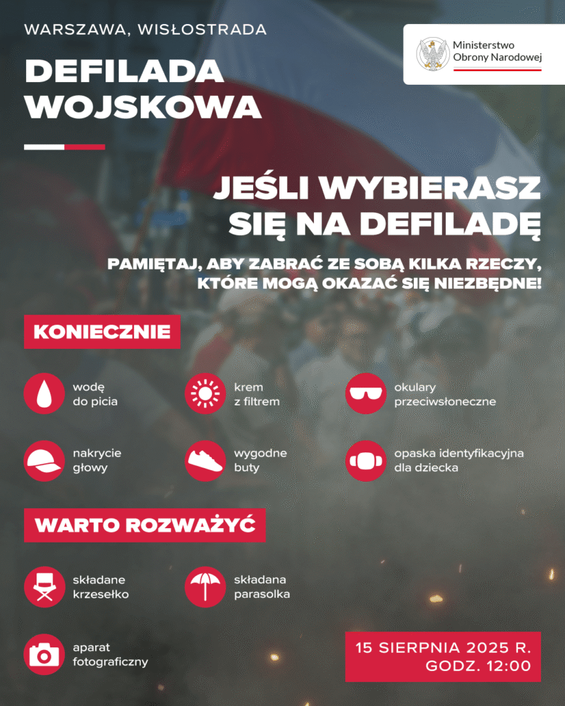 Defilada co przygotować, MON