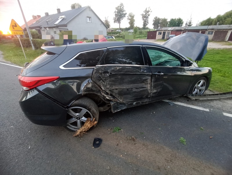 kolizja drogowa/Policja