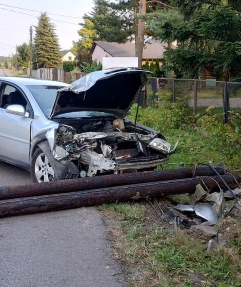 Uszkodzony pojazd po kolizji – ilustracja do artykułu o art. 178d k.k. i odpowiedzialności kierowców