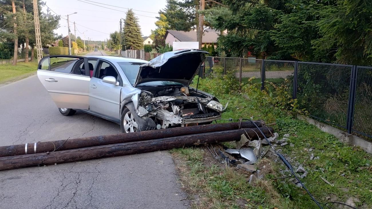 wypadek drogowy/ Policja