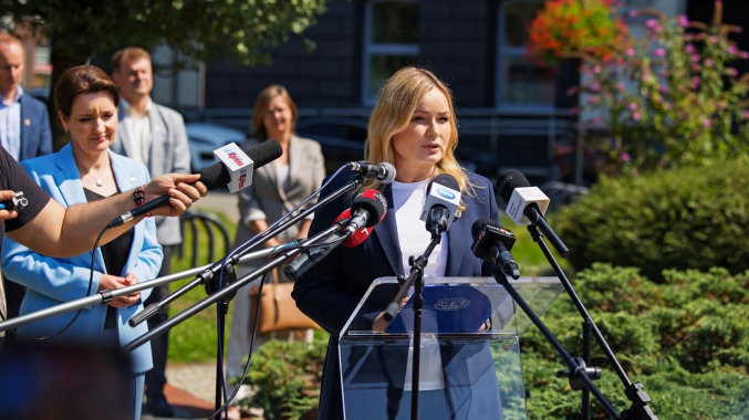 konferencja prasowa, Fot. D. Nita Garbiec UM w Gliwicach