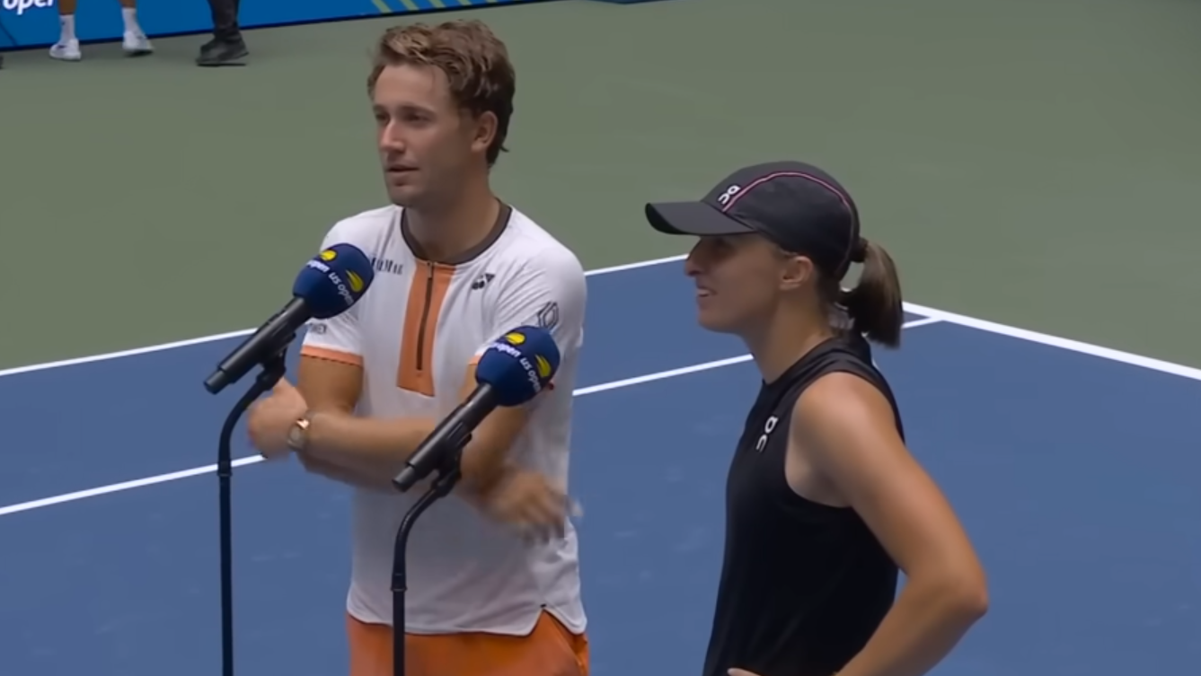 Swiątek/Ruud na US Open/ US Open