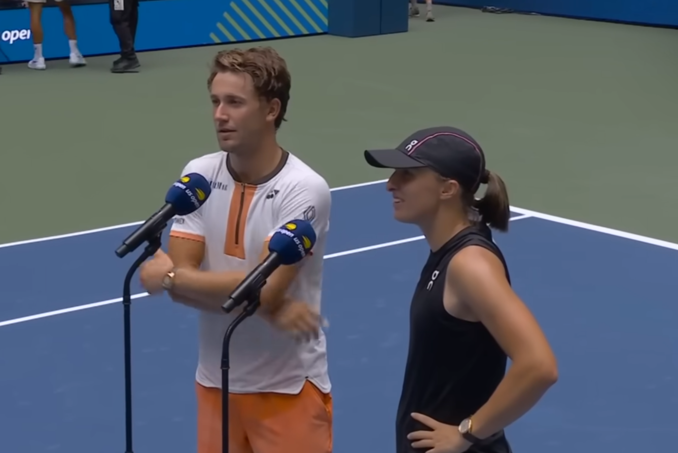 Swiątek/Ruud na US Open/ US Open