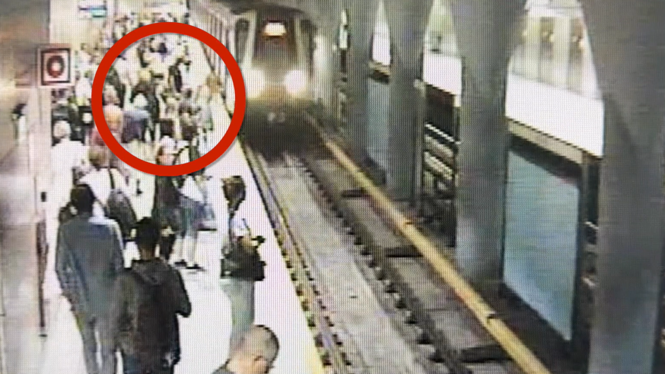 incydent w metrze warszawa Młociny/Policja