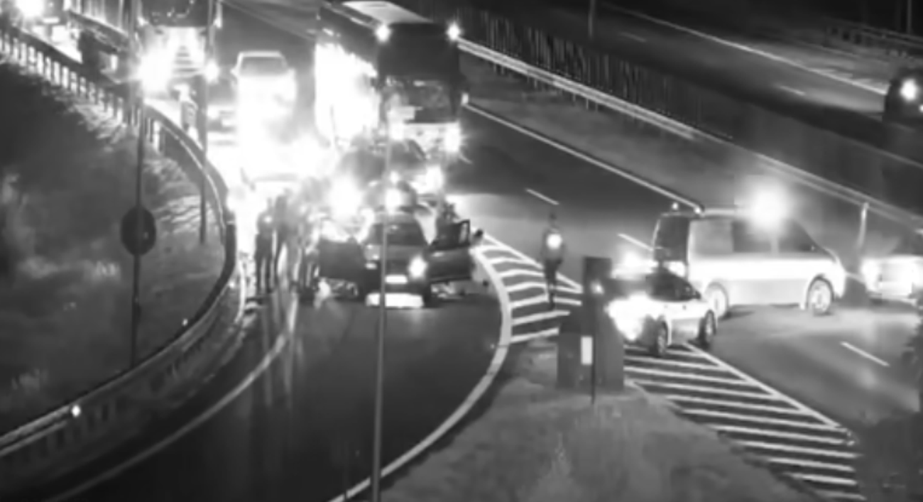 zatrzymanie podejrzanych na A2/Policja