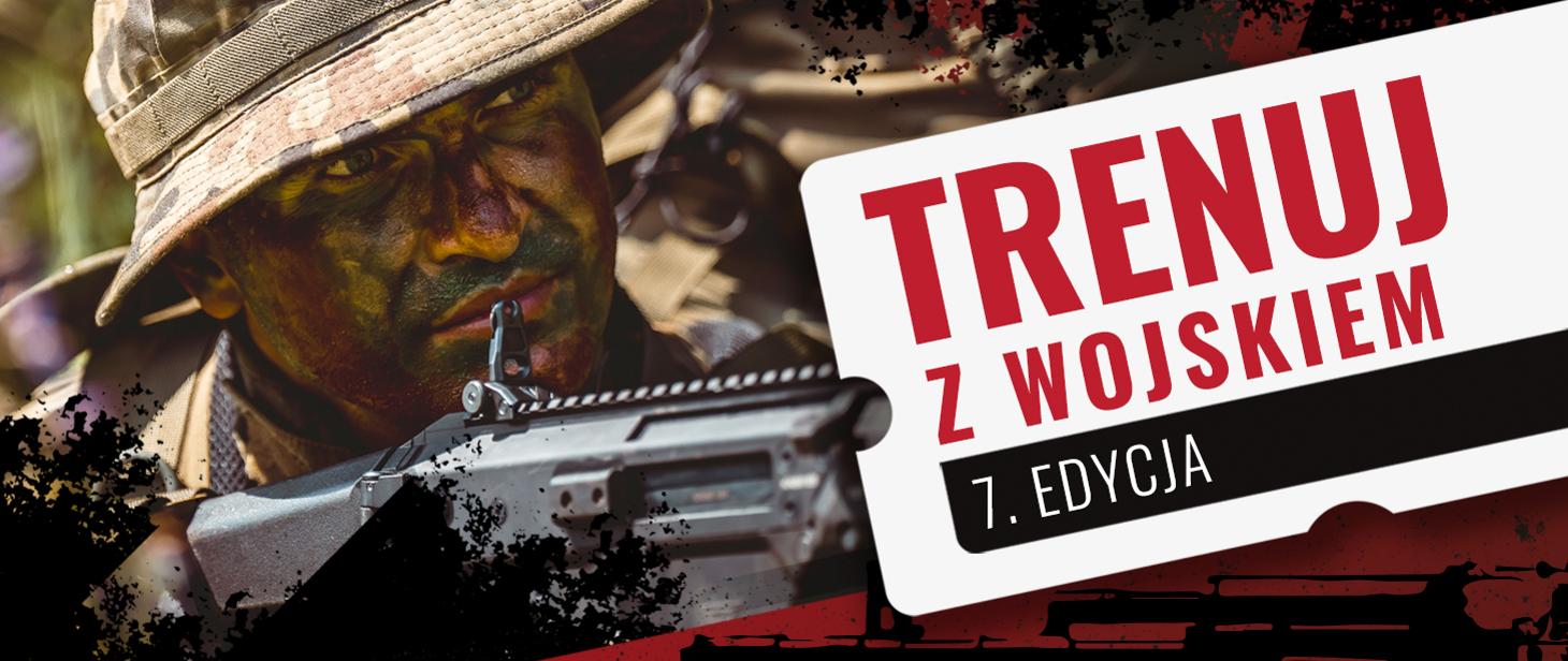 plansza reklamowa akcji Trenuj z Wojskiem/ MON