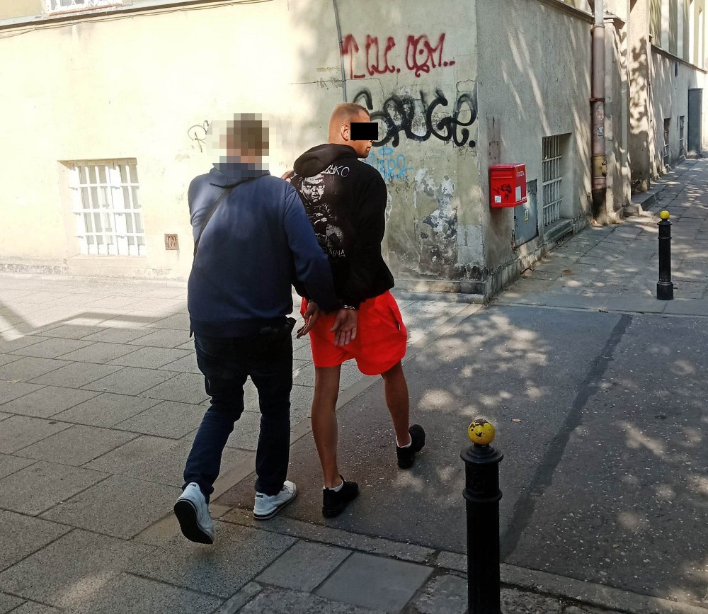 aresztowanie podejrzanego/Policja