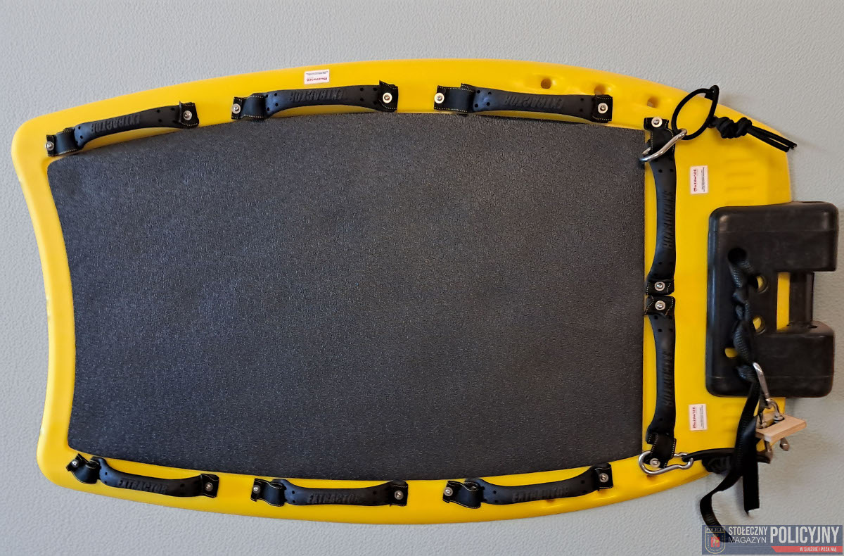 Platforma ratownicza LS1 LifeSled Zdjęcie: Wydział Transportu KSP