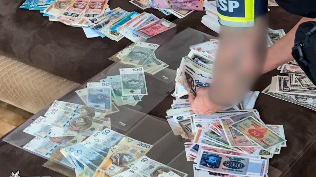 zatrzymanie fałszerza pieniędzy/ CBŚP