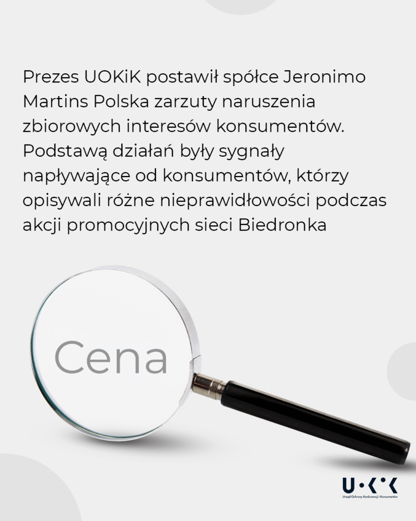 Zgłoszenie ws. Biedronki do UOKiK