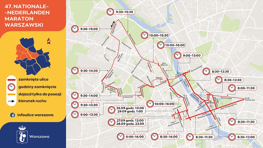 47. Nationale-Nederlanden Maraton Warszawski/ Infoulice Warszawa