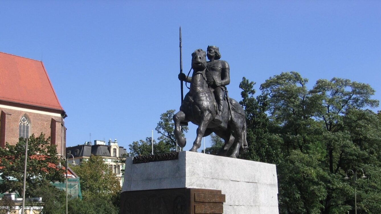Pomnik Bolesław Chrobrego we Wrocławiu/ Autorstwa Julo - Praca własna, Domena publiczna