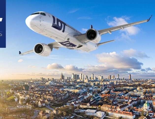 Airbus a 220 w barwach LOT/mat. LOT