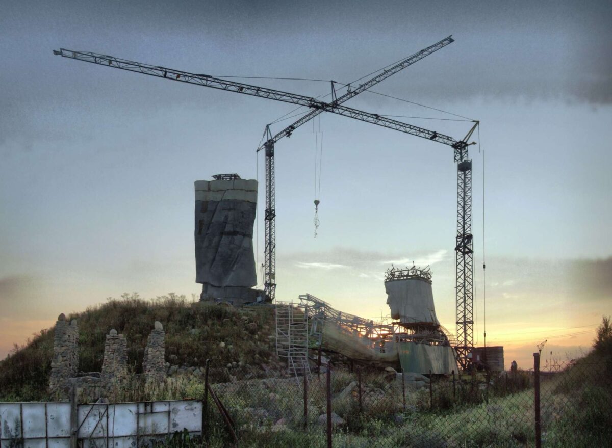 budowa statuy Jezusa w Świebodzinie/Autorstwa Mohylek - Praca własna, CC BY-SA 4.0