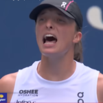 kadr z meczu Igi Świątek/usopen.org