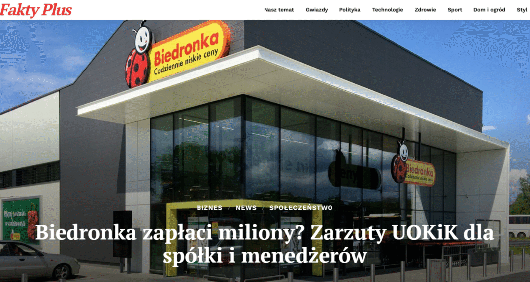 Biedronka – promocje pod lupą UOKiK, zarzuty w 2025 roku