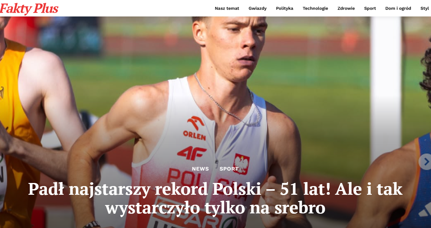 Rekord Polski na 3000 m – sukces Herzyka