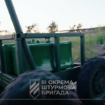 dron bojowy w akcji/ 3rd Assault Brigade/Telegram