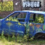 porzucony Fiat Cinquocento/ fot: Waldemar Brandt/Unsplash