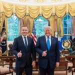 Trump z Nawrockim/ White House