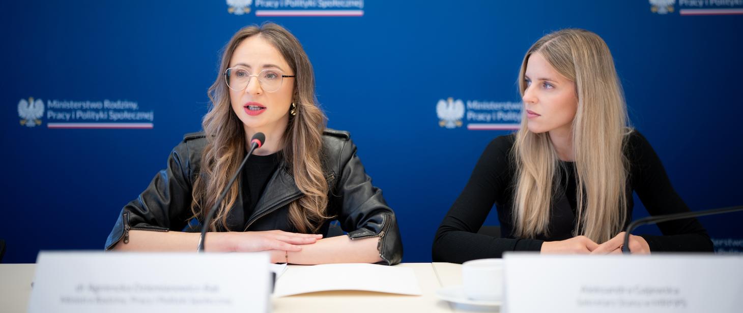 Ministra Dziemianowicz - Bąk/ MRPiPS