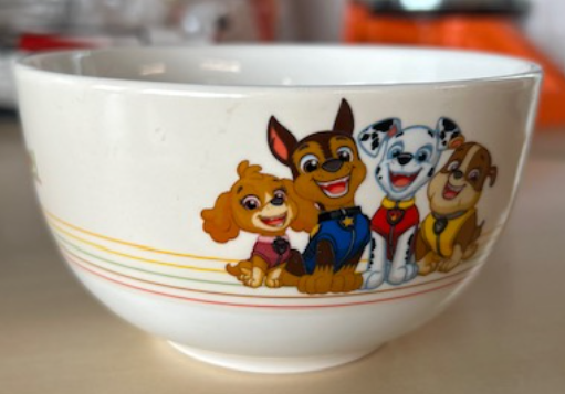 Chińska ceramika z serii Psi Patrol/ GIS