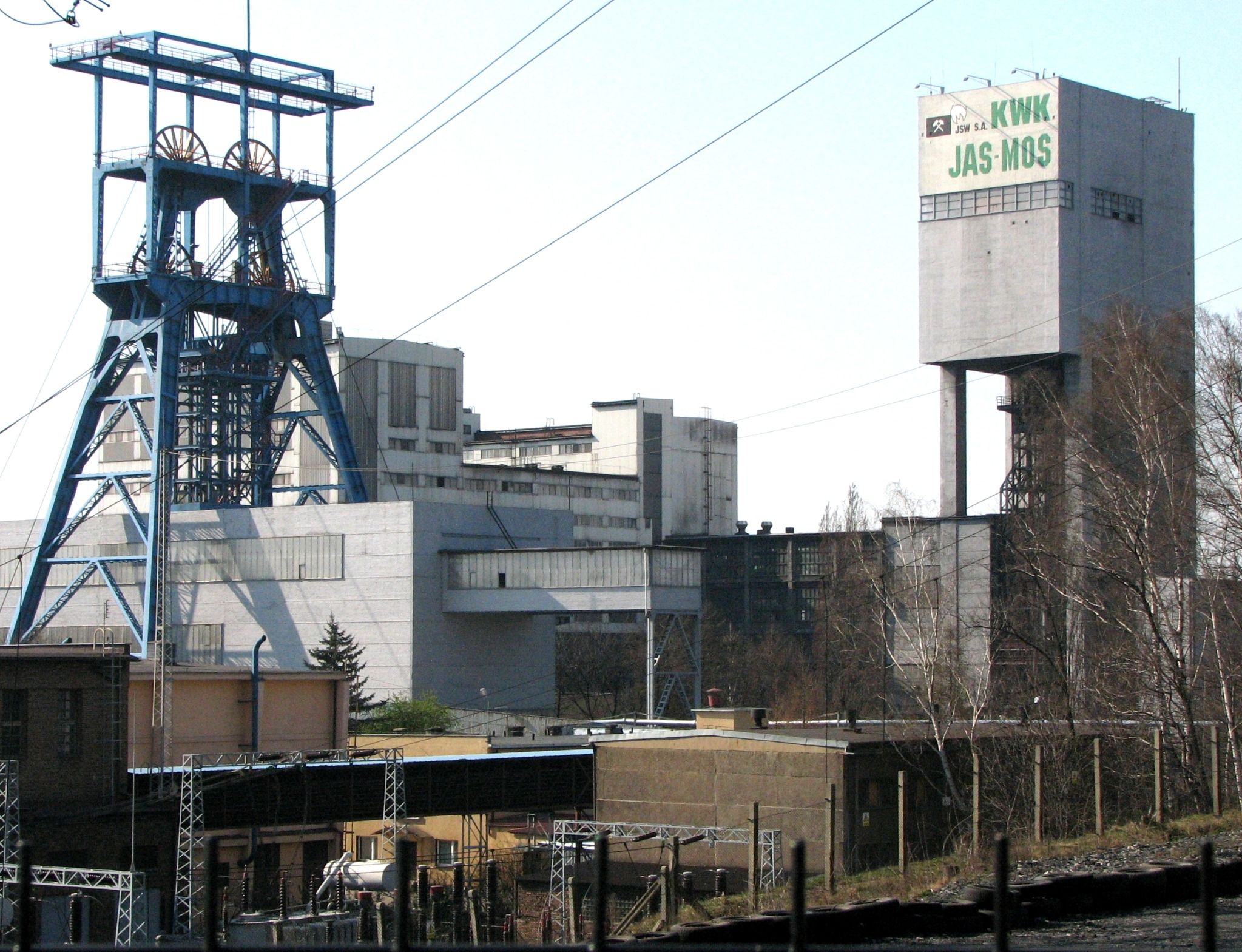 kopalnia JSW KWK Jas-Mos/ fot: Mariuszjbie, CC BY-SA 2.5